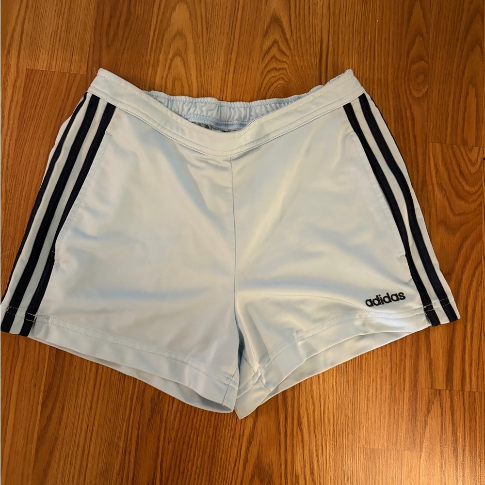 Adidas Women's Sky Blue Athletic Shorts